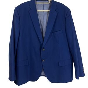 John Bartlett Statements Classic Fit Blazer‎ Mens 52R Blue 100% Cotton